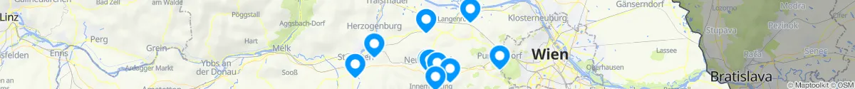 Map view for Pharmacies emergency services nearby Maria-Anzbach (Sankt Pölten (Land), Niederösterreich)
